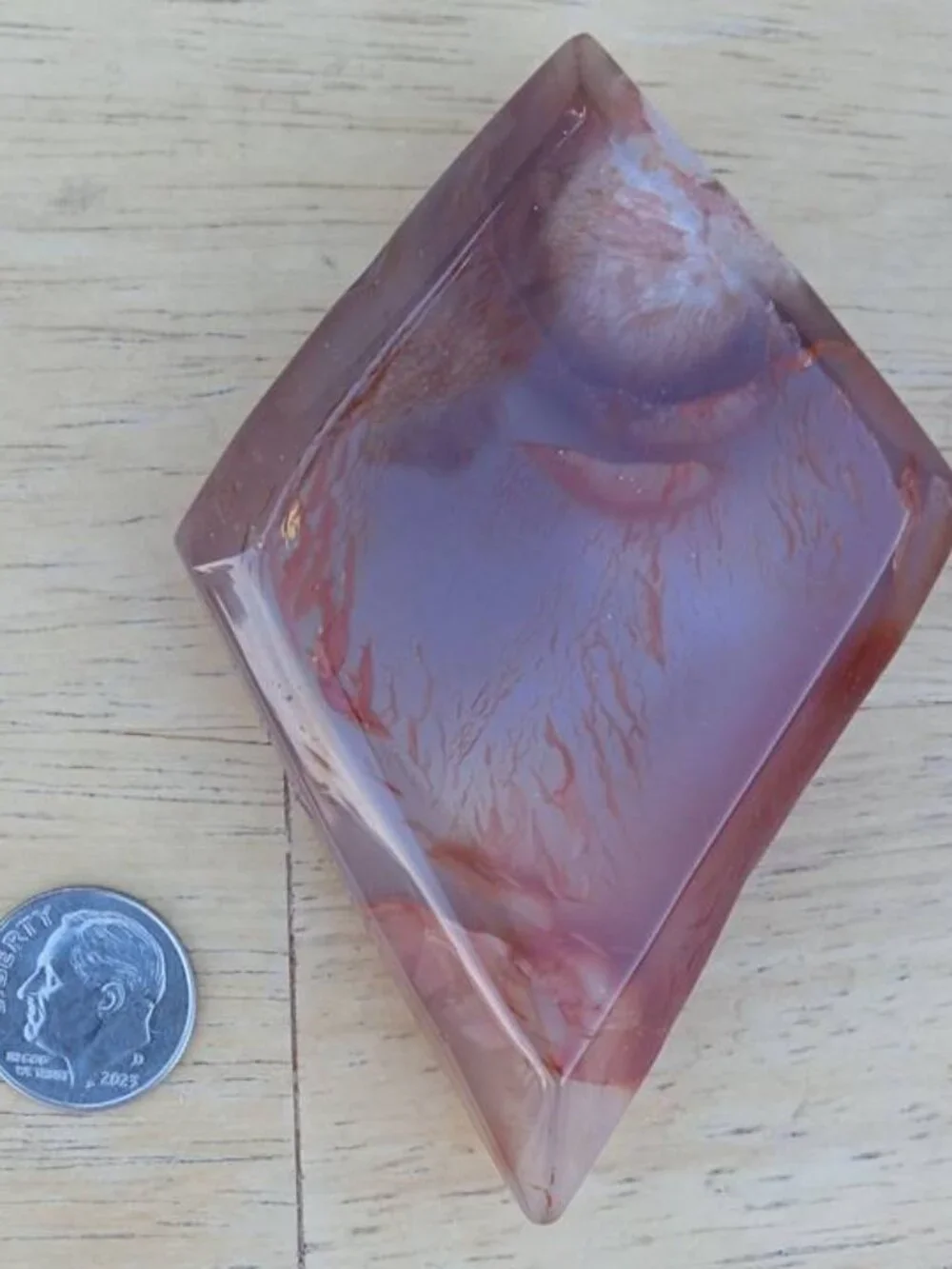 Carnelian stone rock crystal Diamond 02 Chakra : Happiness : Courage